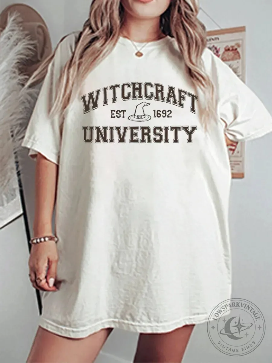 Witchcraft University Est 1692 Graphic T-Shirt